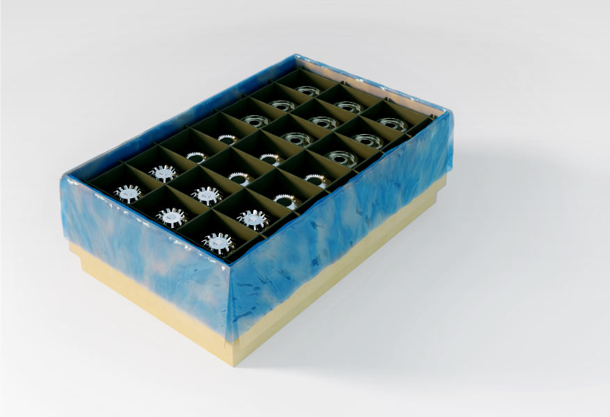 Produkto saugaus pervežimo pakuotė