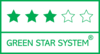 Produktas atitinka 3 žvaigždutes „Green Star System“, kai jo gamybai naudojamas medienos pluoštas yra FSC® ar PEFC™ sertifikuotas ir gamybos procesas atitinka aplinkos apsaugos vadybos ISO 14001 keliamus reikalavimus. Norėdami sužinoti daugiau, spauskite logotipą.