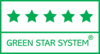 Produktas atitinka 5 žvaigždutes „Green Star System“, kai jo gamybai naudojama ne mažiau 50 % perdirbto pluošto ir gamybos procesas atitinka ES ekologinio ženklo (angl. EU Ecolabel) ar ekologinio ženklo „Šiaurinė gulbė“ (angl. Nordic Swan) keliamus reikalavimus. Norėdami sužinoti daugiau, spauskite logotipą.